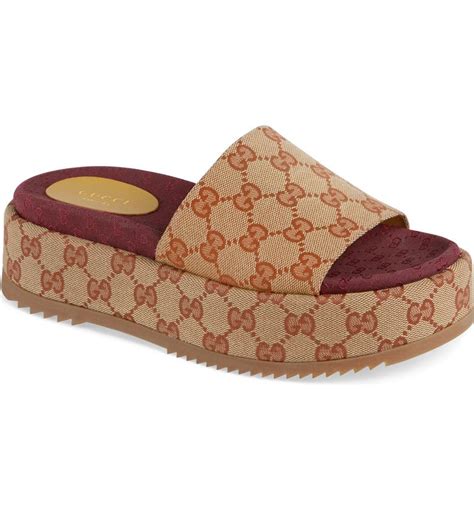 gucci slides women platform|new Gucci slides for women.